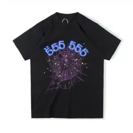 Sp5der-555-555-T-shirt-Black-1